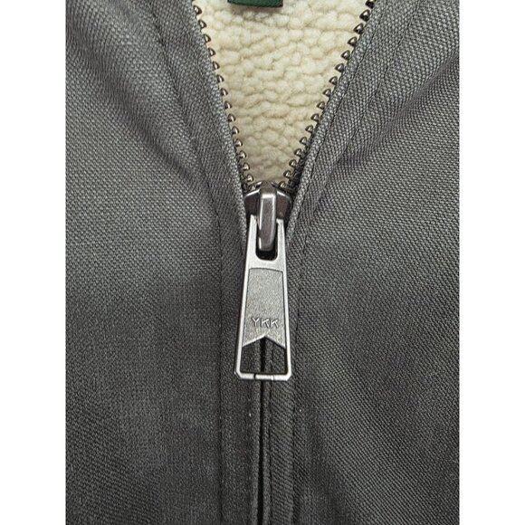 Cabela's Canvas Work Jacket Sherpa Lined XL Tall/Long 90's Vintage - Picture 5 of 10